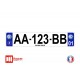 Plaque d'immatriculation Volkswagen