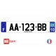 Plaque d'immatriculation Grand Est
