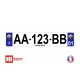 Plaque d'immatriculation Alfa Romeo