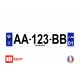 Plaque d'immatriculation BMW M