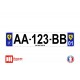 Plaque d'immatriculation Ferrari