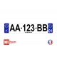 Plaque d'immatriculation Lancia